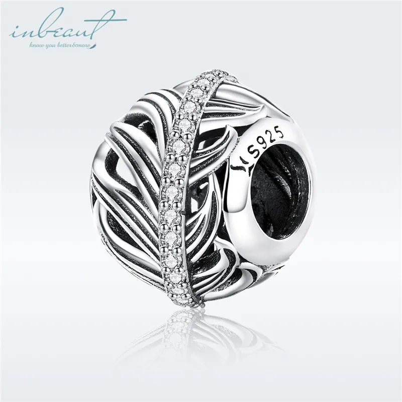 S925 серебро fit Pandora браслет Кокосовая пальма Снежинка бусины в виде мельницы сердце дом Танк Дерево Птица амулет крыло браслеты - Цвет: FSCC1065