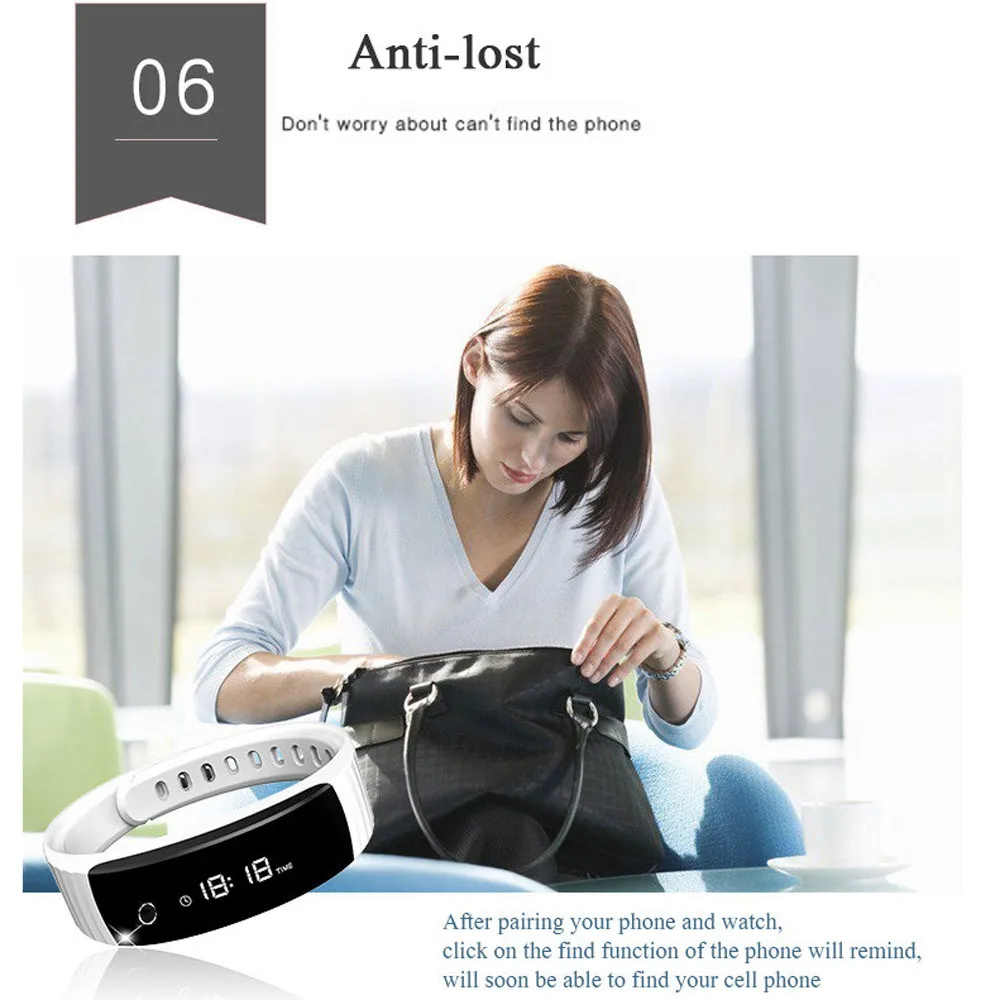 H8 Спорт Smart Band Bluetooth 4.0 SmartBand Браслет сна Мониторы Регулируемый Жизнь