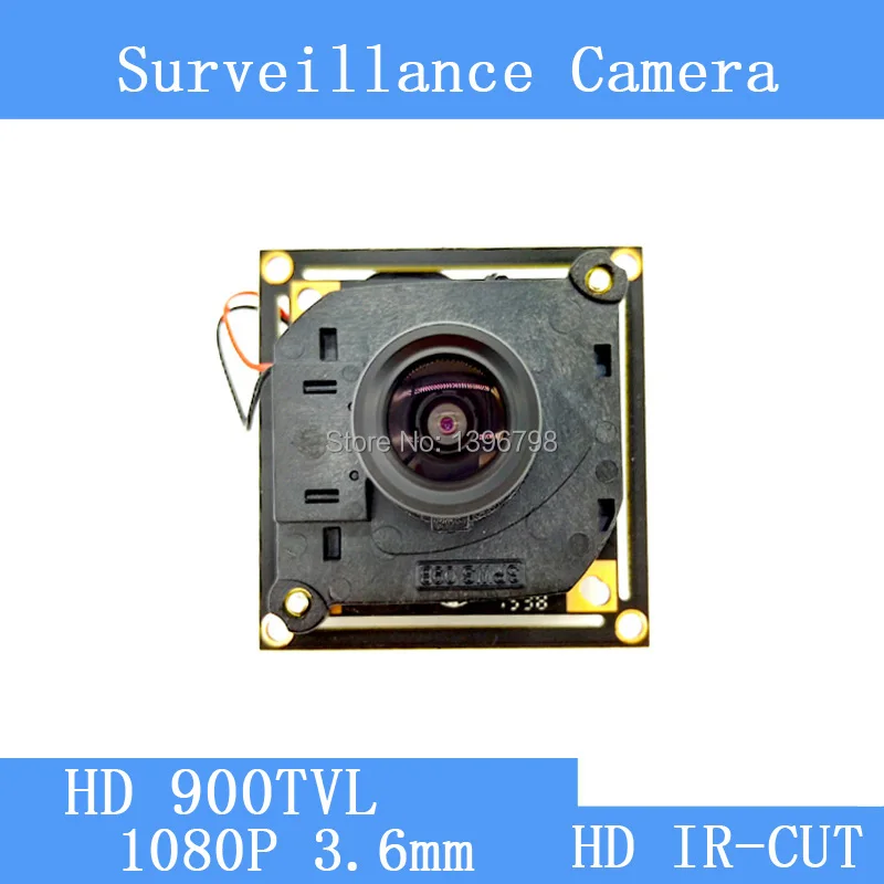 Цветной модуль камеры видеонаблюдения HD CMOS 900TVL 1080P 3 6 мм объектив + PAL или NTSC