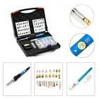 Терморегулятор, паяльник, резьба по дереву, тиснение, выжигание, инструмент для пирографии, Паяльные жала, набор подставок для лезвий