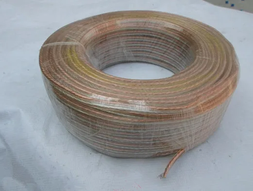 

Fast Free Ship 10m/lot 2*1.0mm Loudspeaker cable Audio Cable horn wire High fax fever line Speaker wire acoustics wire