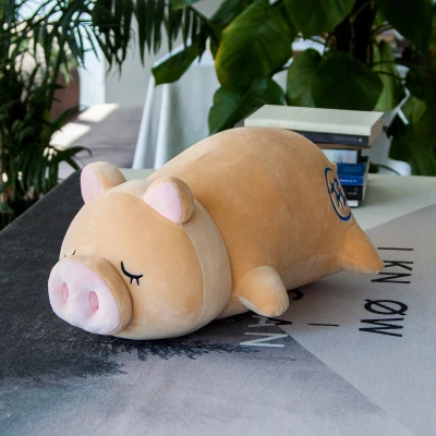 38-70cm 9 Syles Lying Resting Pig Stuffed Plush Toy Big Dolls Birthday Gift Sofa Cushion Cute Soft Sleeping with Nostril | Игрушки и