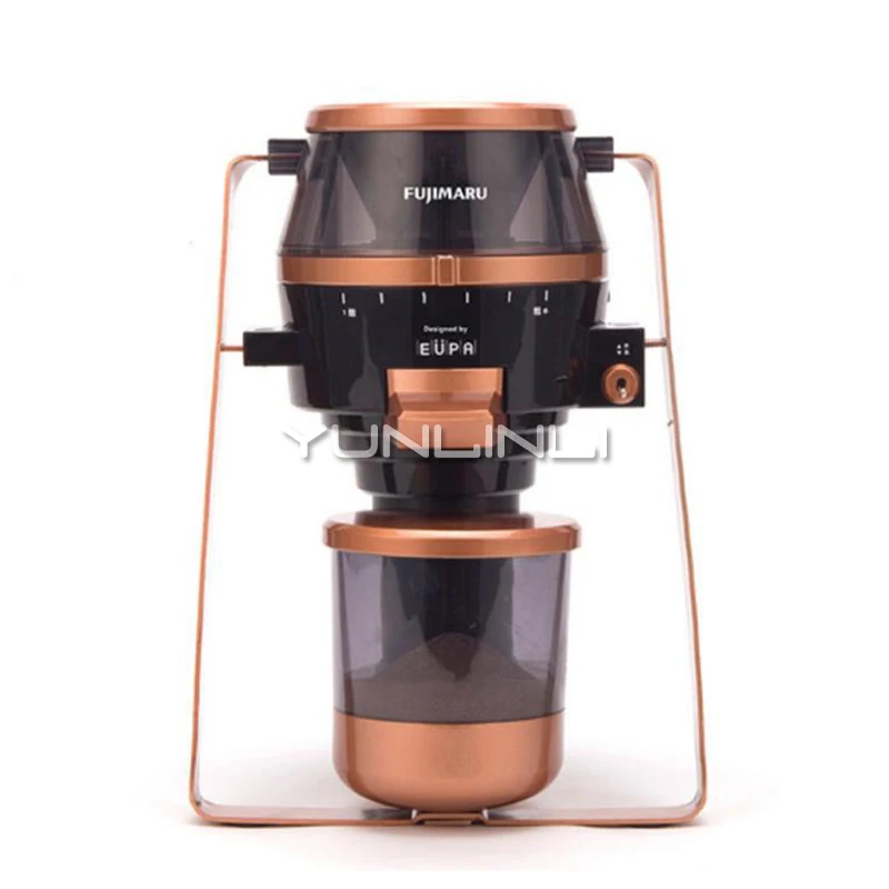 Electric Coffee Bean Grinder Household 80W Grain Mill 6-speed Grinding Machine For Home Office Use Coffee Bean Milling Machine