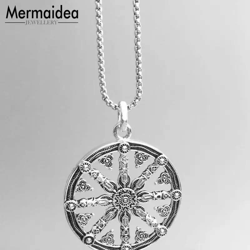 Подвеска Karma Wheel новинка 2020 года модные ювелирные изделия в стиле панк украшения