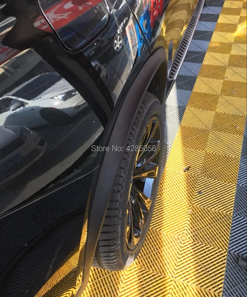 X5 PP Авто сбоку Fender Flare формовочные Планки матовый черный колеса автомобиля арки