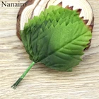 12 шт.лот 7 см искусственные листья высокой моделирования нейлоновые чулки Свадебные эвкалиптовые Цветы Аксессуары для DIY скрапбукинга