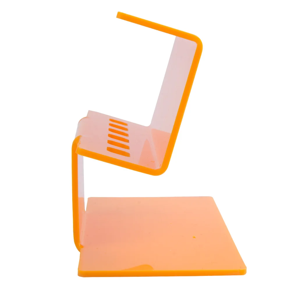 Подставка для щипцов из акрила 1 шт. для наращивания ресниц, удобный держатель позиций для ложных бровей и полок для 6 шт. инструментов для макияжа.