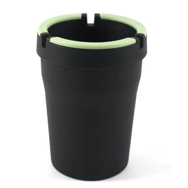 

Stub Out Glow in the Dark Cup-Style Self-Extinguishing Cigarette Ashtray - Black