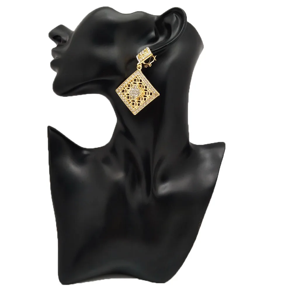 Ювелирные наборы стразы из розового золота по оптовой цене свадебное ожерелье