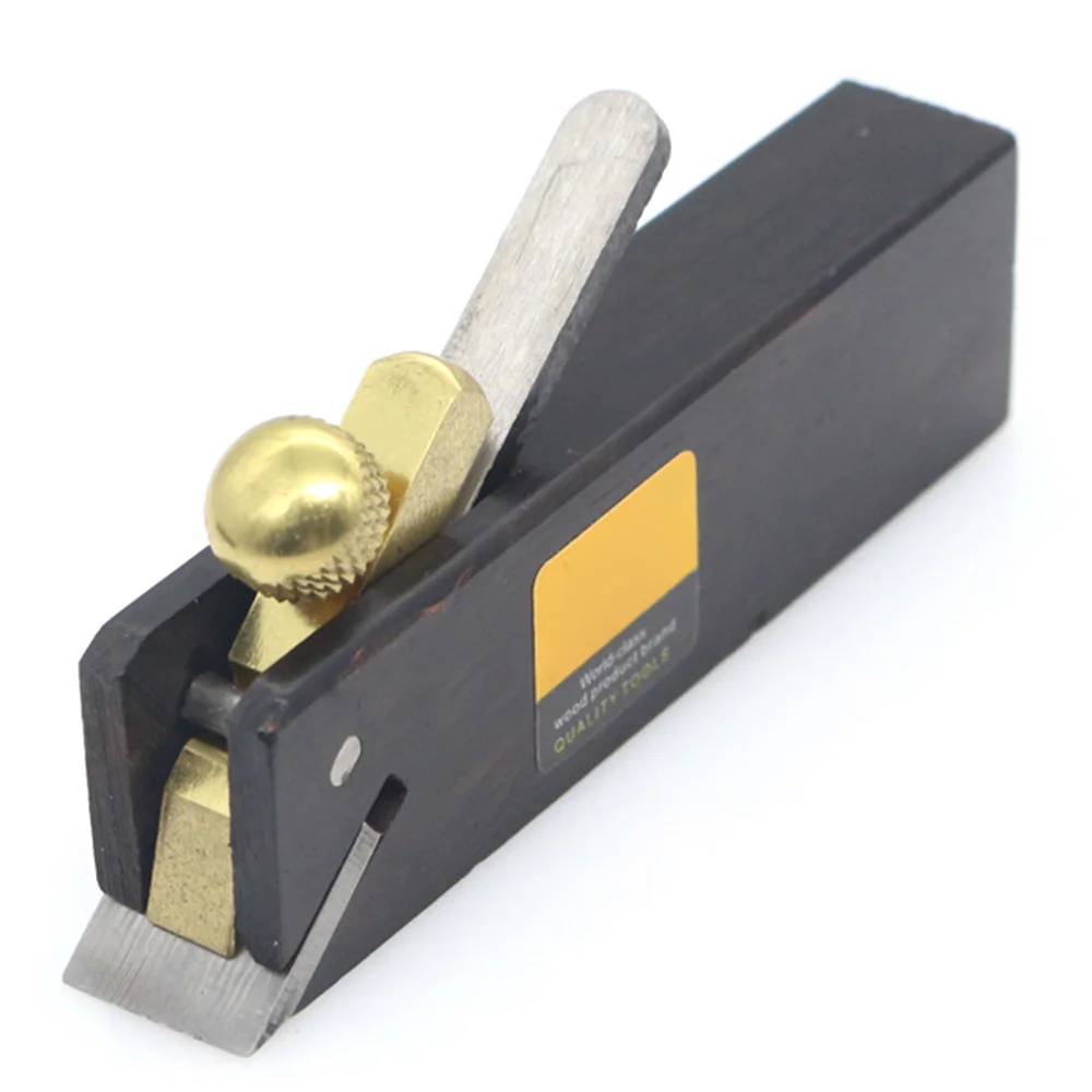 Черный Мини Деревянный ручной самолет Легко управляемый эбеновый