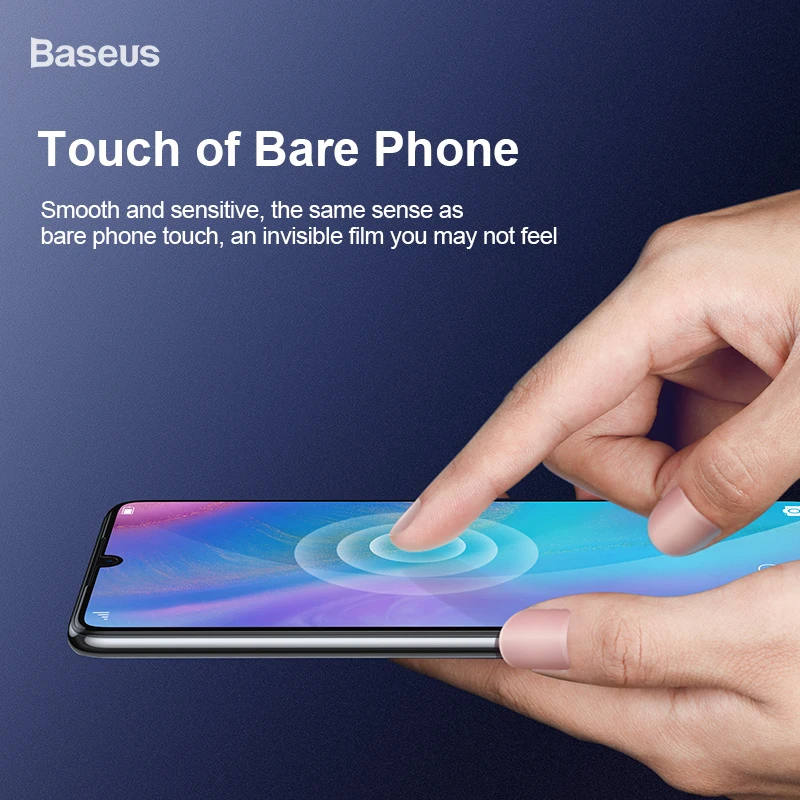Baseus 0,15 мм ультра тонкий мягкий протектор экрана для huawei P30 полноэкранный изогнутый противовзрывная Защитная пленка для Защитное стекло для телефона пленка