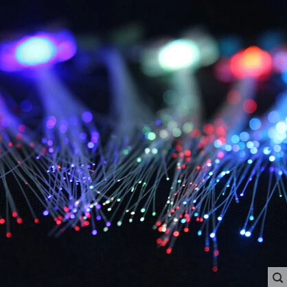 Flash светодиодный волос светильник излучающих Волоконно Оптический