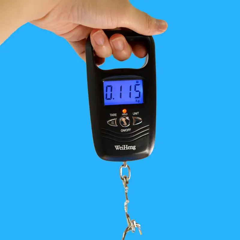 50 кг/1 г lcd Цифровые подвесные багажные весы с крючком Электронные карманные