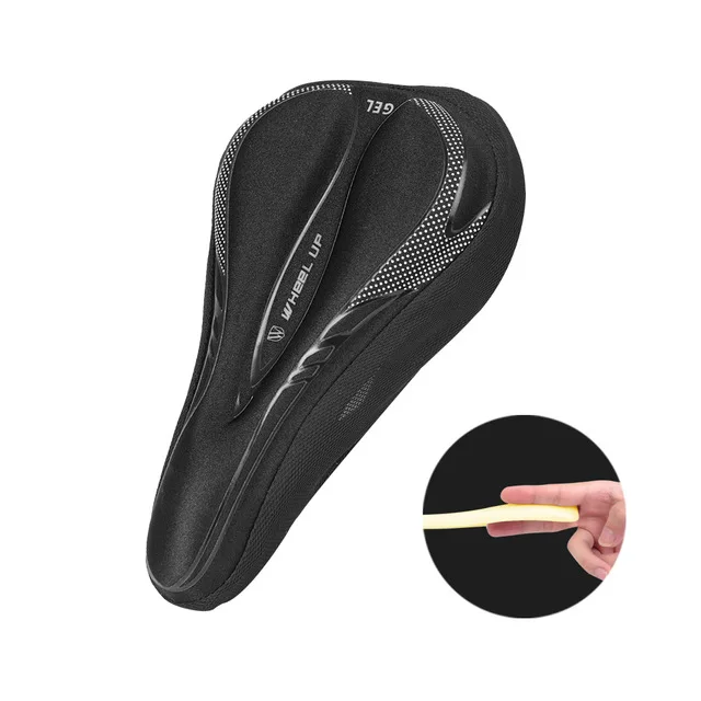 Small memory sponge Колеса для велосипеда из силикона седло Крышка Дышащая MTB горная дорога Подушка сиденья для велосипеда Чехлы мат Силикагель колодки велосипедные части - Цвет: Small memory sponge