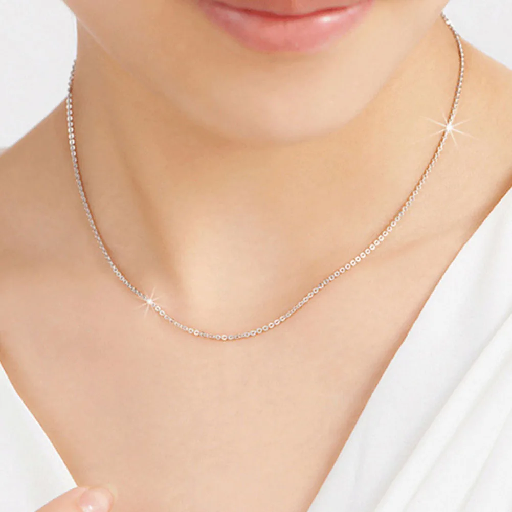 Heart Pendant Necklace For Women Silver Plated Lady Elements Jewelry Crystal Love 1Set Ocean Blue B | Украшения и аксессуары