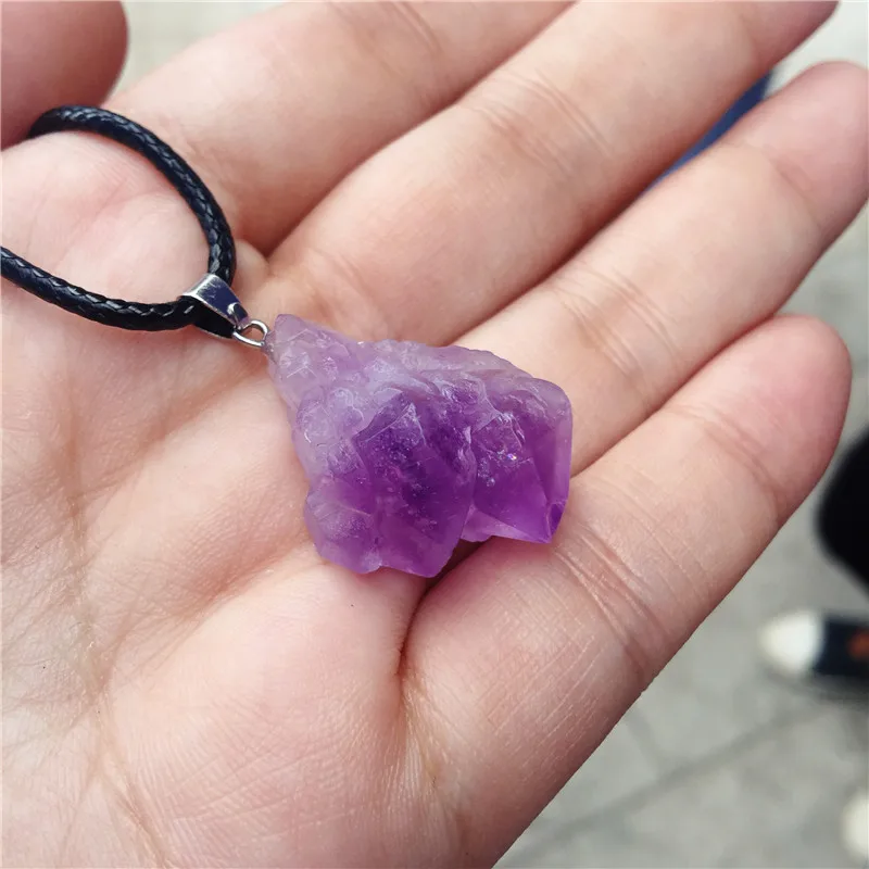 Натуральный камень НЕОБРАБОТАННАЯ руда аметист ювелирные изделия неправильный