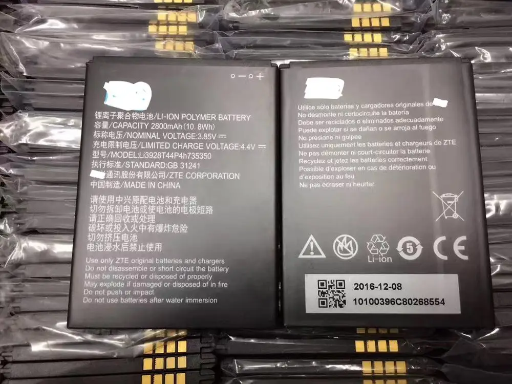 

3.85V 2800mAh Li3928T44P4h735350 For ZTE Q802T Geek V975 U988S N986 V976 N976 Battery