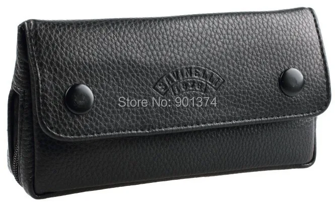 Черный курительная трубка случае Savinelli табак сумка вскрытия фильтра Инструмент