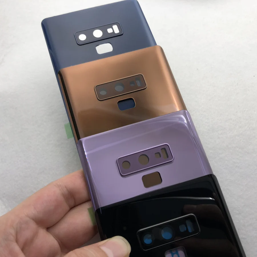 Запасное стекло для samsung Galaxy Note 9, N960, N960F, крышка для батареи, задняя дверь, корпус, чехол, Note9, Передний сенсорный экран, стекло
