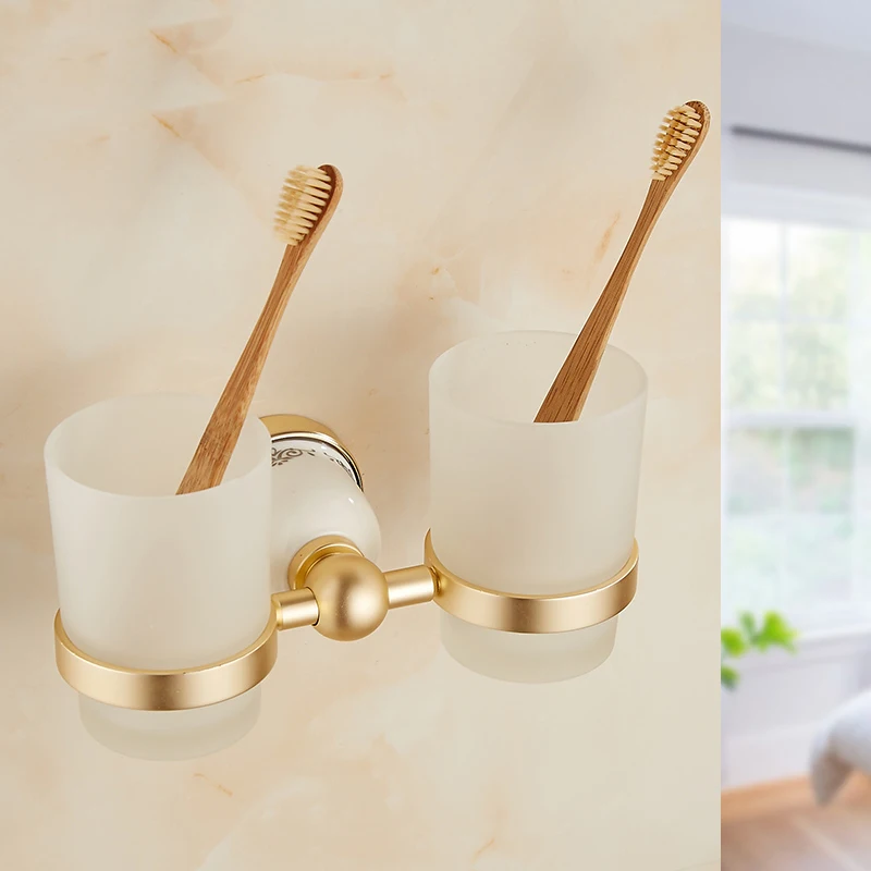 Настенный держатель для чашки краску в ванную комнату античный алюминиевый