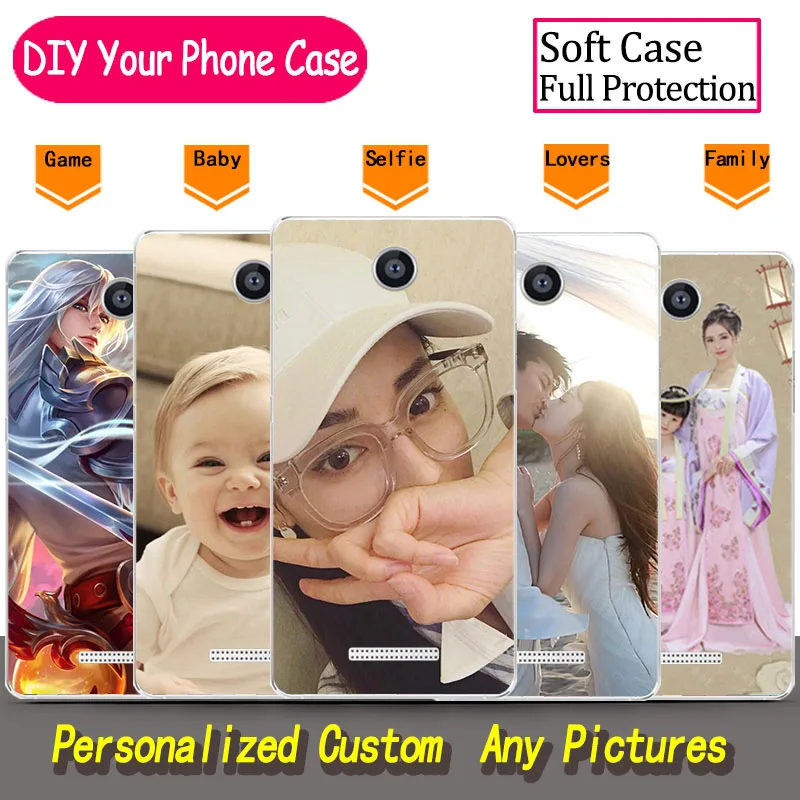 Custom DIY Photo Phone Case For Coolpad 5263 5263S Soft Silicone Image Bag Pictures Unique Design |