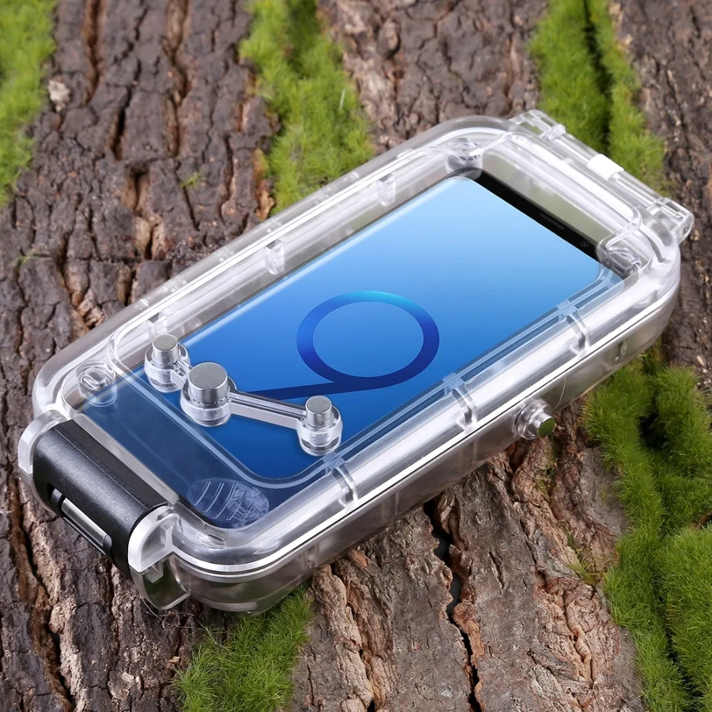 PULUZ 40 м/130 футов водонепроницаемый корпус для дайвинга подводный чехол Samsung Galaxy S9