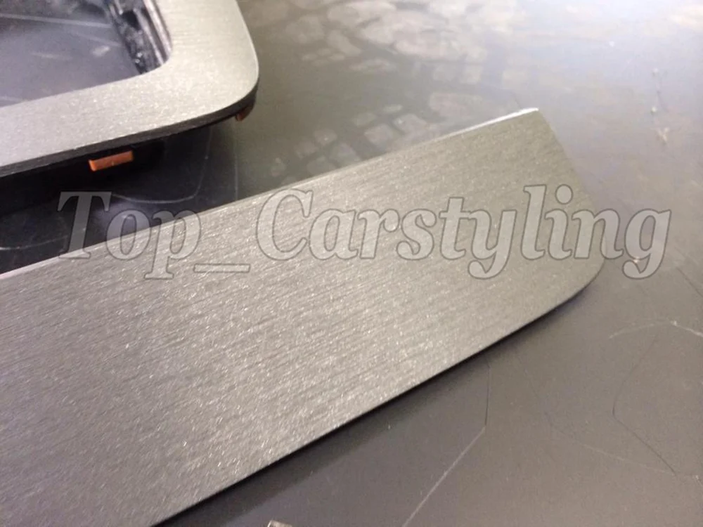 Роскошный Матовый Серебристый винил для автомобиля с воздушным