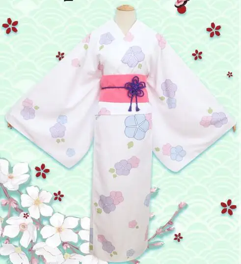 Rem costume Re: жизнь в разных странах от zore cos Ram/Rem костюм кимоно для косплея Униформа костюмы для Хэллоуина аниме одежда с hairwear - Цвет: Rem costume
