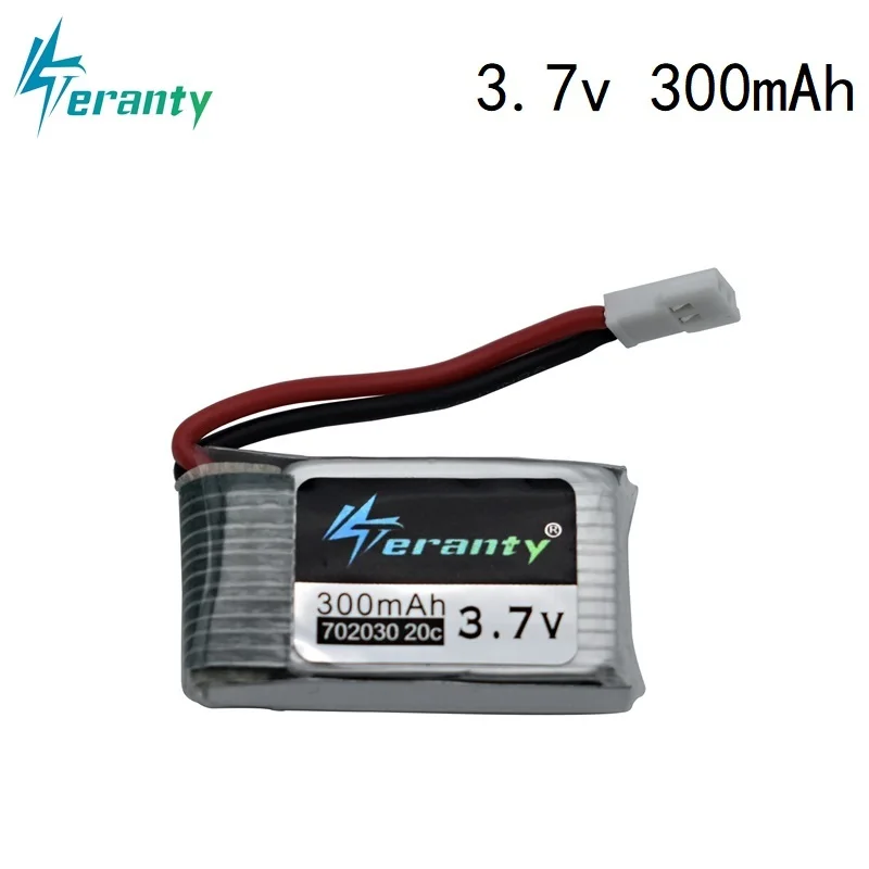 

3.7V 300mAh 20C lipo battery For E55 FQ777 FQ17W DFD F180 FY530 U816 U830 Battery For RC Quadcopter Spare Part 2pcs/sets