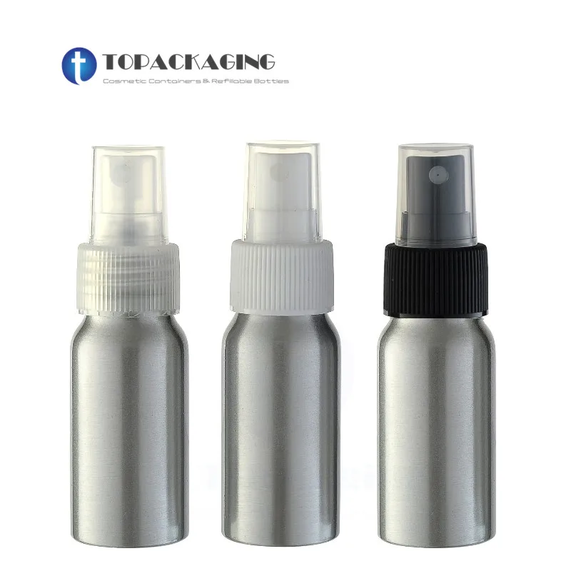 30ML Spray Pump Bottle Aluminum Cosmetic Container Empty Perfume Makeup Packaging Fine Mist Atomizer Refillable Parfum Sample | Красота и
