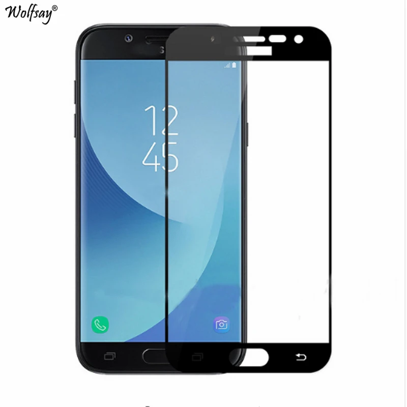 Wolfsay 2 шт. для Samsung Galaxy J5 2017 J530F защита экрана закаленное стекло защитная пленка