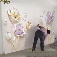 beibehang papel de parede 3d tv backdrop stereo surfaces mural simple modern decor living room bedroom wallpaper for wall paper