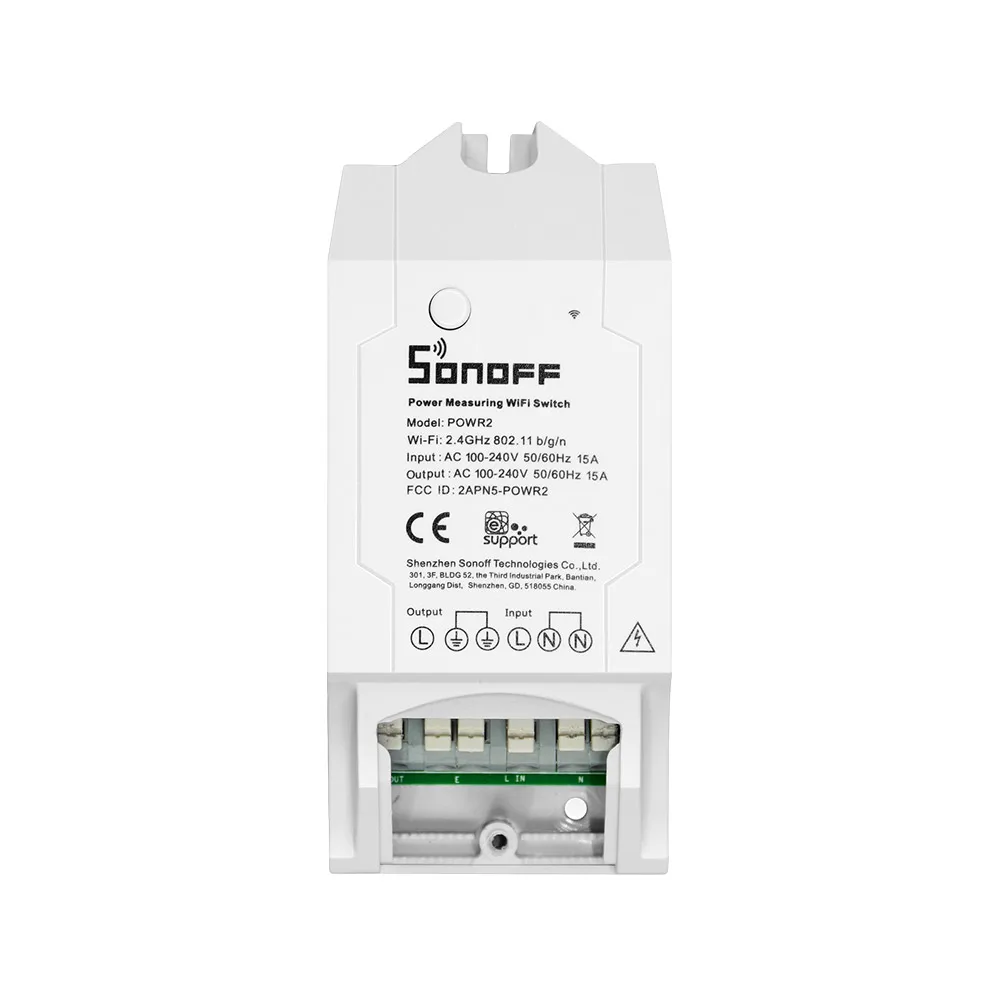Sonoff Pow R2 16A 3500 Вт умный Wifi переключатель с измерением энергопотребления в реальном времени Умный домашний контроллер через Android IOS