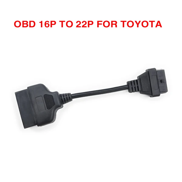Разъем OBD2 штекер к OBD 2 гнездовой разъем удлинитель адаптер obd2 16pin штекер к женскому удлинительному кабелю диагностический инструмент - Цвет: 16p 22p for toyota