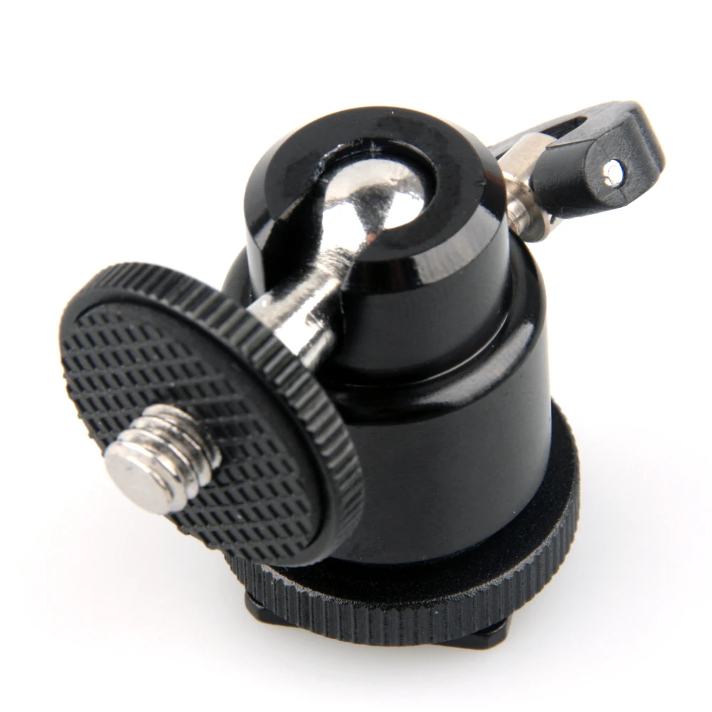 2 шт. мини шаровой головкой Горячий башмак адаптер мигающий свет Колыбели для Canon