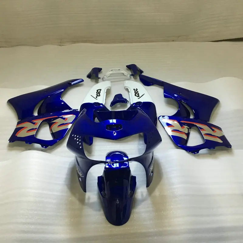 Новый комплект обтекателей для мотоцикла HONDA CBR900RR 98 99 CBR900 919 1998 1999 Белый Синий ABS