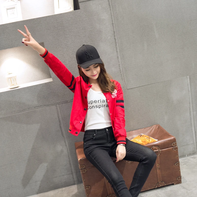 2019 Новинка осени в духе колледжа куртка с длинными рукавами Корейском стиле: XL