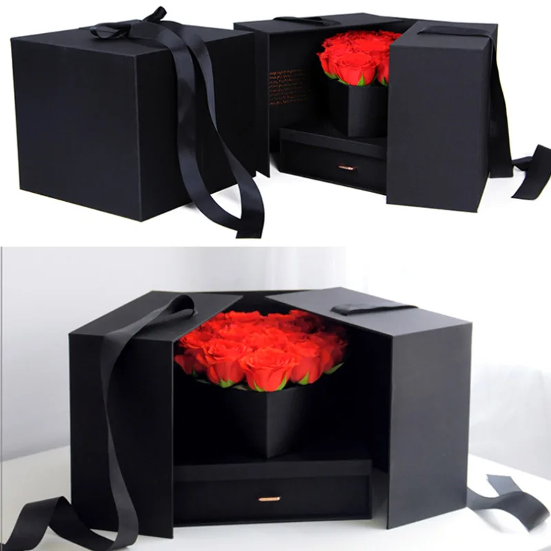 Подарочная коробка Magic Cube с ящиком и коробкой для сердечек подарочная сюрпризов