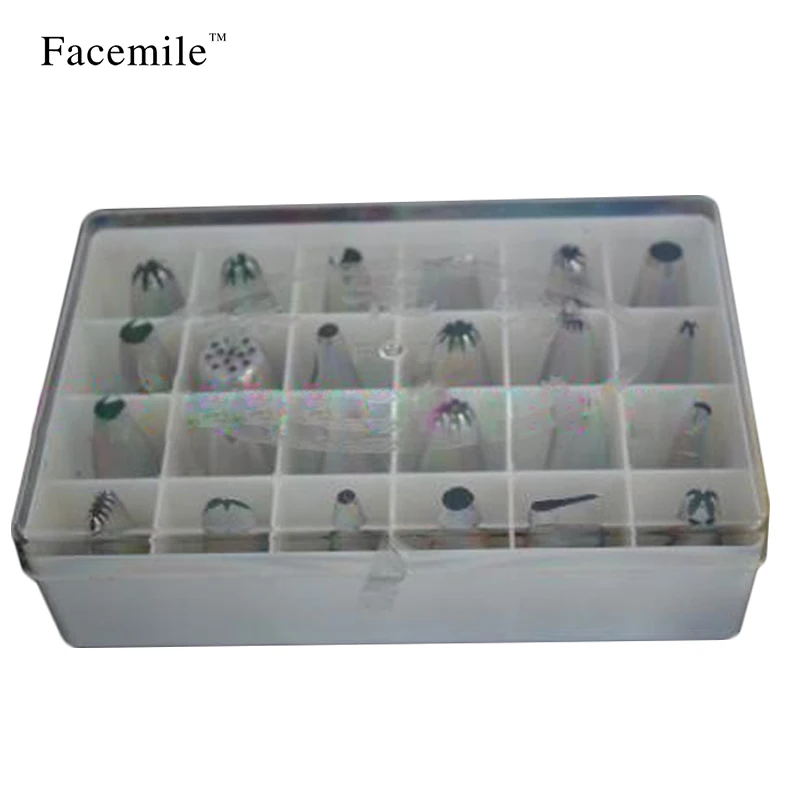 Facemile 24 шт. насадки для глазури кондитерские торта Кондитерские инструменты