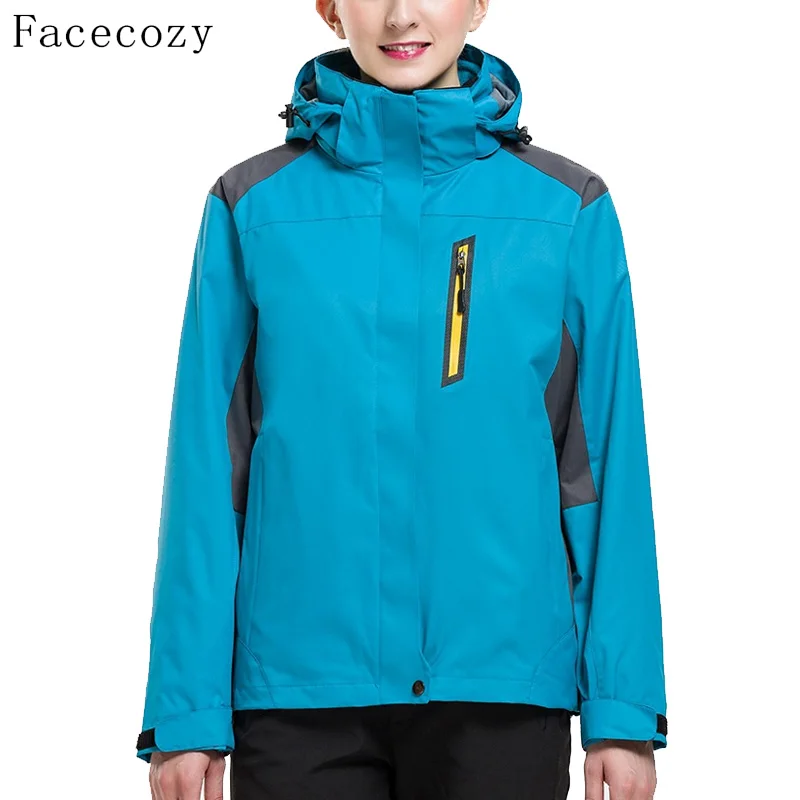 Женские куртки с капюшоном Facecozy ветронепроницаемое пальто для альпинизма и
