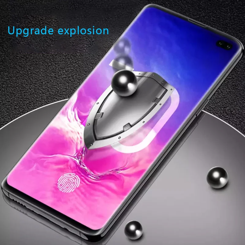 Закаленное 5d-стекло с полной проклейкой для Samsung s10 e s10e s 10 plus Защитное стекло