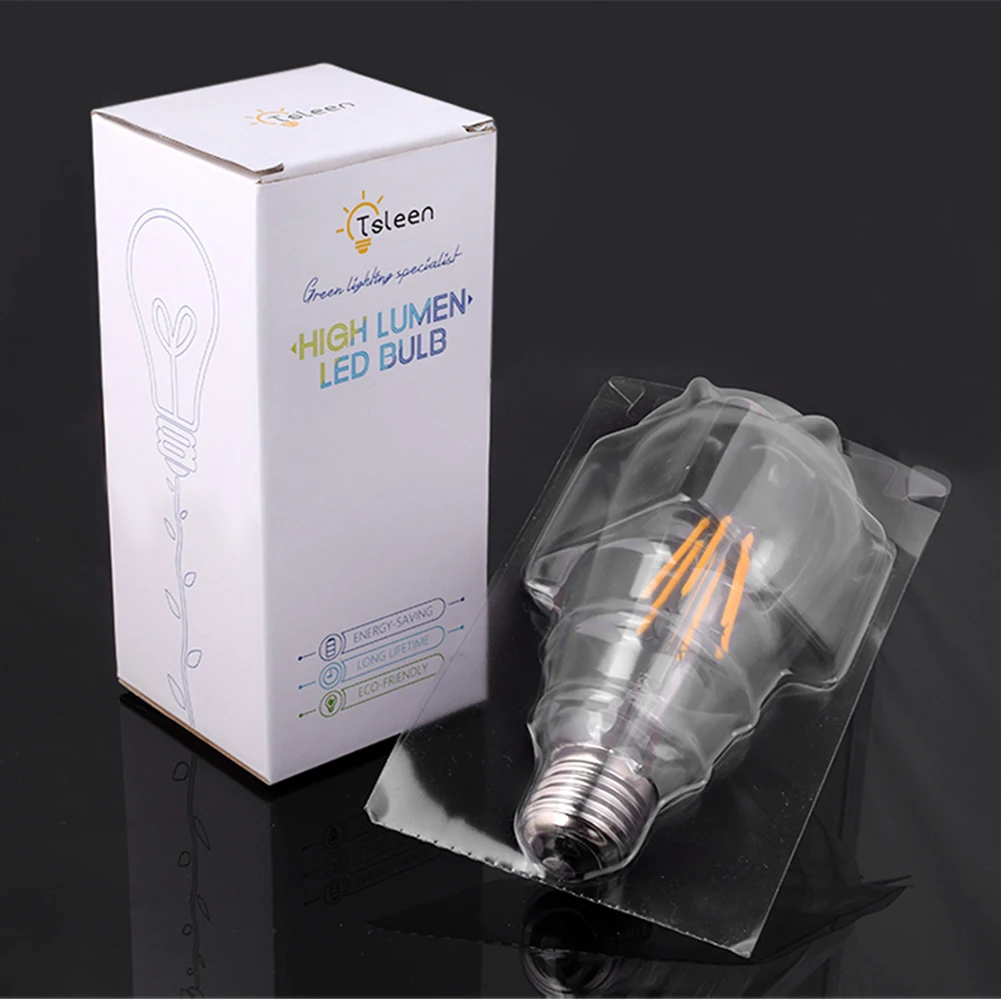 TSLEEN светодиодный Лампа накаливания с регулируемой яркостью лампы E26 220V 110V ST64 ретро Edison led светильник лампы 16 Вт Lamparas светодиодный E27 Золотой Стекло оболочки Глобус лампы