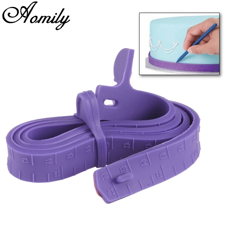 Aomily силиконовая форма для торта помадка измерительная лента украшения
