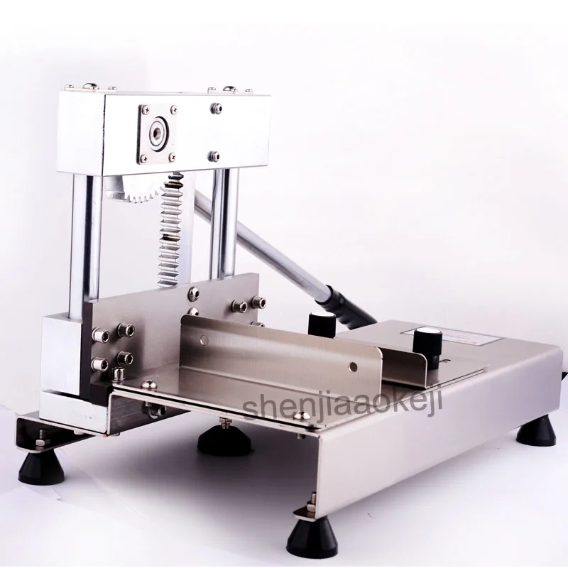 

Stainless Steel Meat cutter ST700 Cutting ribs machine home meat cutting machine Manual cutting bone ribs pig's trotters slicer