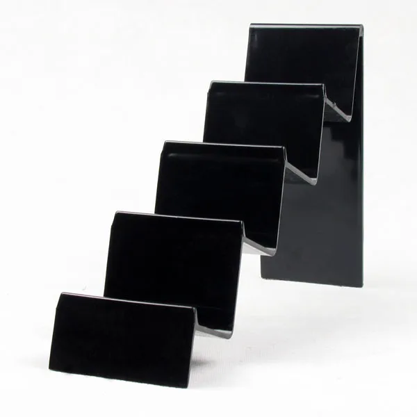 Оптовая продажа 3 черных пластиковых кошелька стенд держатель 4 яруса | Украшения