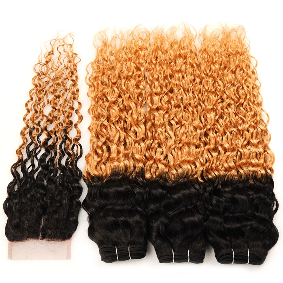 Pinshair Ombre индийские человеческие волосы с волнистыми прядями для наращивания