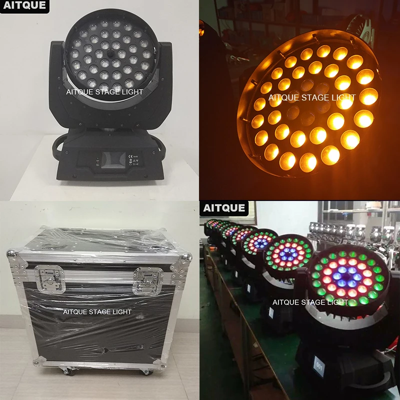 (Flycase)DJ свет копия халат 600 Светодиодная мойка движущаяся голова светодиодная 36x18