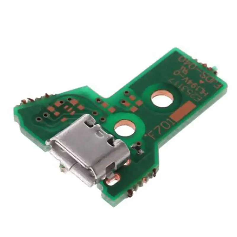 Плата usb порта для зарядки JDS 055 контроллера Ps4 с 12 контактным гибким