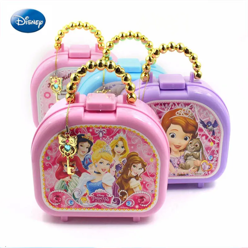 Модные игрушки Disney для ролевых игр Новые Стикеры ногтей портативная коробка