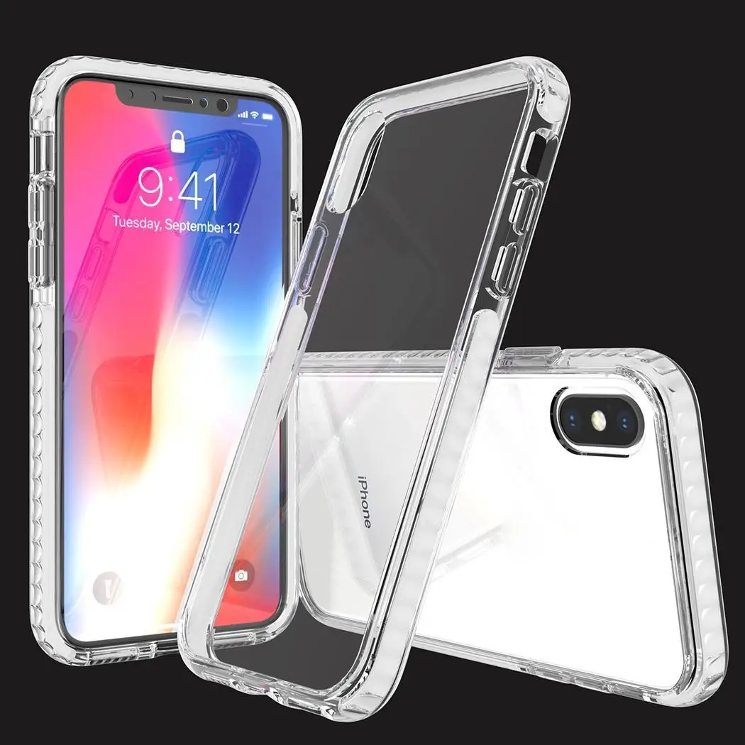 Новый чехол из ТПУ для мобильного телефона черный розовый белый защитный